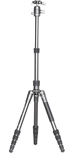 Miniatura 2 de Benro Trípode de viaje de aluminio de la serie Bat, carga máxima de 30.9 lbs