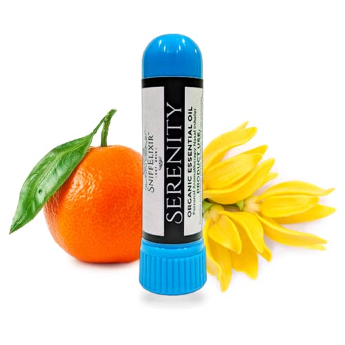 Stress & Anxiety Relief Aromatherapy Nasal Inhaler - Personal Diffuser Sniffer Stick With Pure Undiluted Organic Essential Oils Blend - Soothes, Comforts, Boosts Mood, Reduces Worry #TOP2