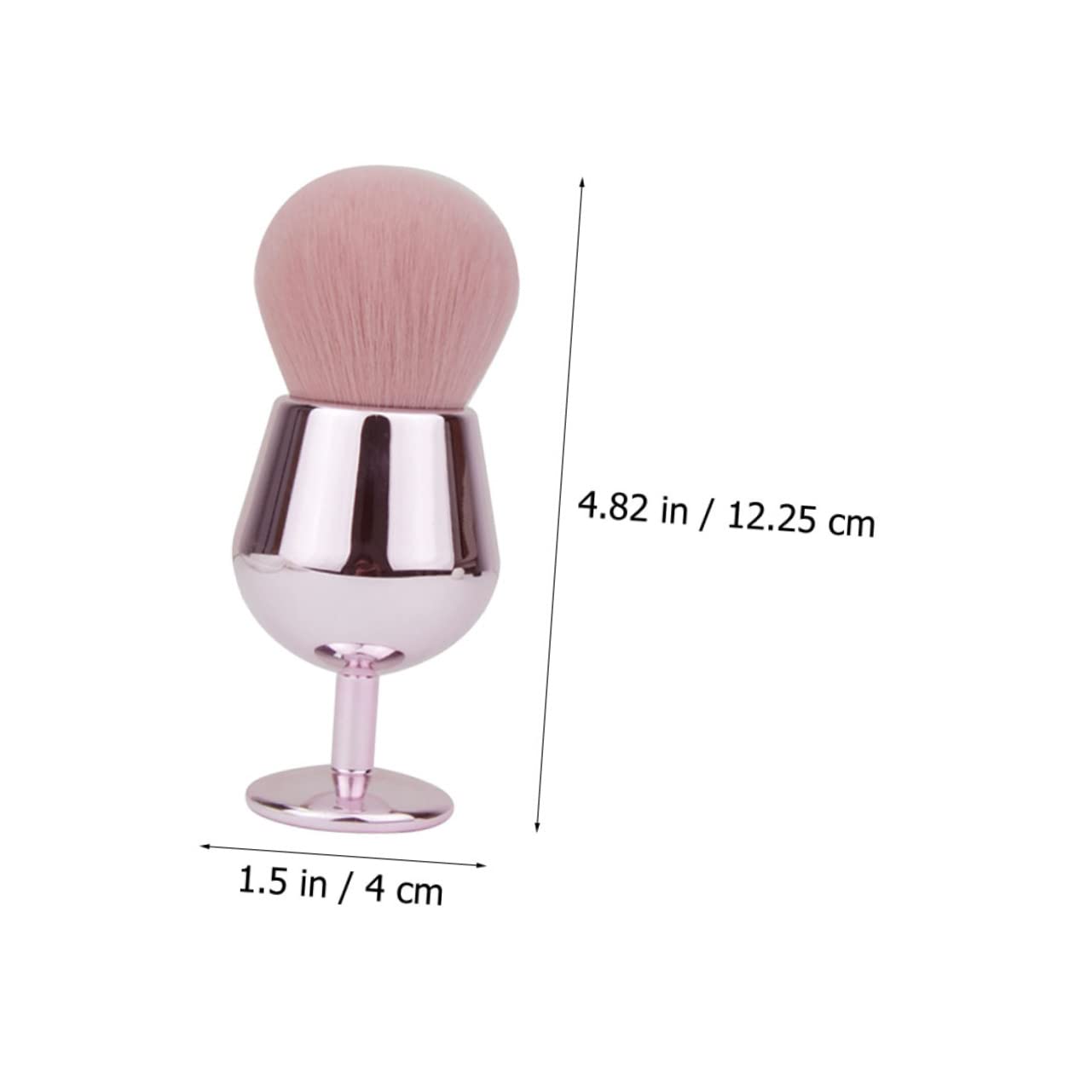 PartyKindom Foundation Blush Brush Makeup Beauty Brush for Women Synthetic Fiber Non-shedding Easy to Clean for Contouring Highlighting