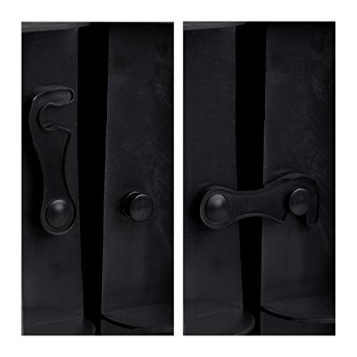 Relaxdays Hunderampe Auto, klappbar, rutschfest, Einstiegshilfe für Kofferraum, bis 90 kg, Kunststoff, 156x40cm, schwarz