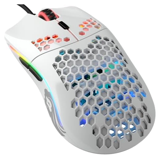 Glorious PC Gaming Race Model O- Gaming-Maus - Glossy-weiß