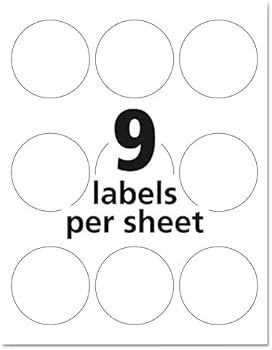 Amazon.com : Avery 22830 Round Labels, 2-1/2-Inch, 90/Pk ...