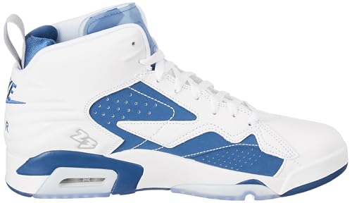 Image of Nike Jumpman MVP Mens Basketball Shoes (White /Neutral Grey /Industrial Blue) Size 7