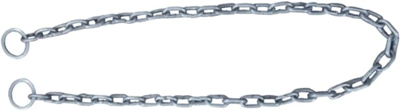 سلسلة تمديد 626E من يو اس اي يونيفرسال ذا انبيتابل، مجموعات سلسلة تمديد شديدة التحمل لأكياس الملاكمة، مطلية بالزنك لتعليق أكياس الملاكمة ذات السقف العالي، الطول: 1 متر، سعة الوزن حتى 75 كجم، فضي