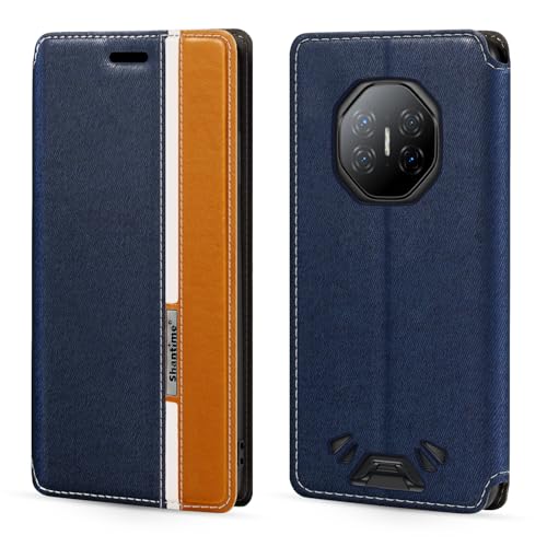 Shantime �N���V�b�N�X�g���C�v���U�[���P�[�X Doogee S300 Plus �Ƃ̌݊������� �B���}�O�l�b�g �J�[�h���[ �R���g���X�g�z�F�f�U�C��(�u���[)