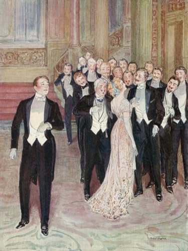 Toile murale abstraite veuve joyeuse pour habiller un grand mur de salon