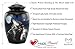 Midnight Wolves Cremation Urn – 3 Wolves Howling at The Moon – Full Size Wolf Urn for Human Ashes up to 210 lbs – Moonlit Wolves Memorial Funeral Urn for Men and Women with Velvet Bag (Large)