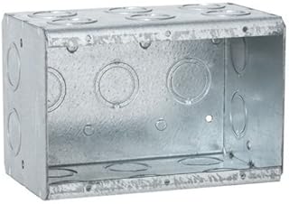 Electrical Box, Masonry, 67.3 Cu in, 3 Gang