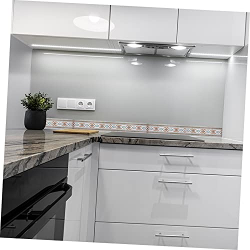 Hemobllo 3 Rolos de borda de papel de parede e casca adesivos decoração de decalque de borda de pape