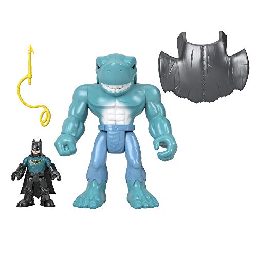 Fisher-Price Imaginext DC King Shark y Batman (Mattel GMP97)