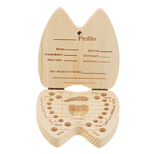 Abaodam Caja Caja De Almacenamiento De De Leche Contenedor De De Poseedor Recuerdo De La Infancia Soporte Para Cepillo De Porta Para Madera