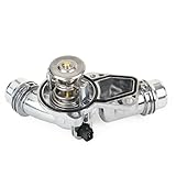 MITZONE Upgrade Aluminum Thermostat Assembly with Housing Compatible with BMW E46 E39 E60 E83 E53 E85 325i 330i 525i 530i X5 X3 Z3 Z4 Replace 11537509227