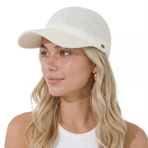 C.C Sequin Baseball Cap Sparkly Glitter Hat for Women Adjustable Back Lightweight Fashion Glitter Cap