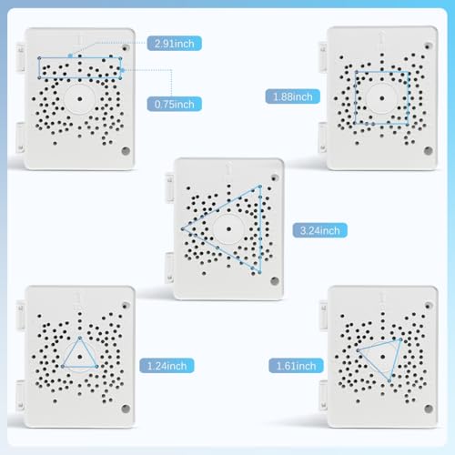 OOSSXX (Universal PTZ Camera Junction Box) Security Camera Bracket Outdoor, Plastic Waterproof Mount Bracket Hide Cable Junction Box, Only Compatible with PTZ Cameras (4 Packs) by OOSSXX - Used condition - Image 9