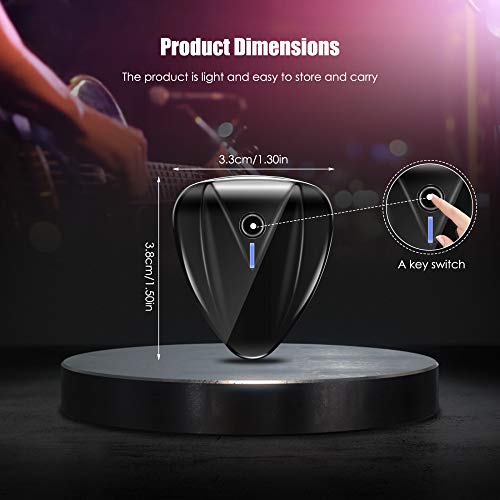 TTLIFE Elektronisches Schlagzeug Digitaler Lufttrommeltrainer Bluetooth Drumstick Wireless Pocket Drum Luft elektrische Trommel Geeignet für spielende Kinder und Erwachsene (mit 2 Gitarrenpicks) - Image 4