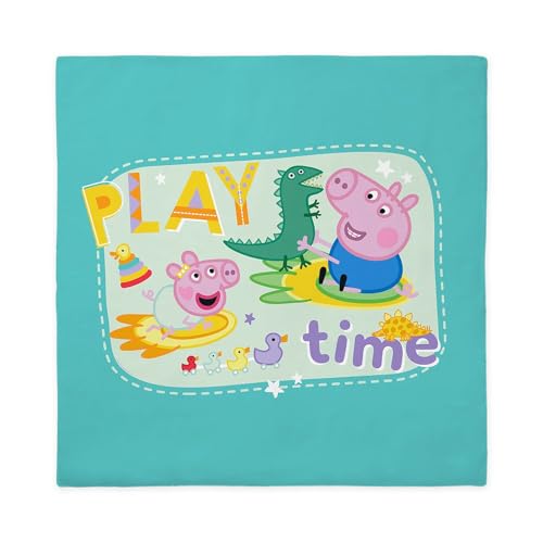 CafePress Peppa Pig: Play Time Queen Duvet Cover, Printed Comforter Cover, Unique Bedding