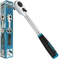 2x Hazet Hiper Feinzahn-Umschalt-Knarre 1/2"+1/4" Zoll 90-Zähne Extrem Bela – Ansicht 2