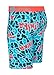 Ethika Men’s Boxer Brief, Knee Length, 4-Way Stretch Performance Underwear with Graphic Prints – Electric Apex (TEA, M)
