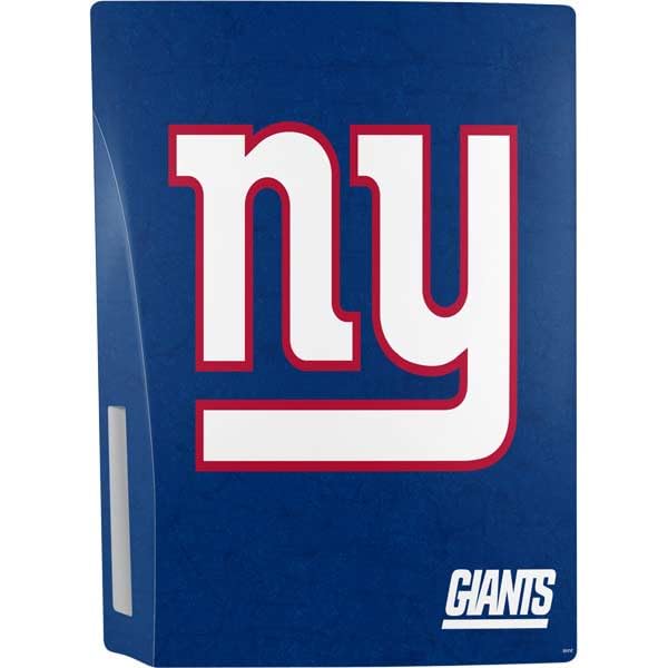 Skinit Decal Gaming Skin Compatible with PS5 Console - Officially Licensed NFL New York Giants Distressed Design
