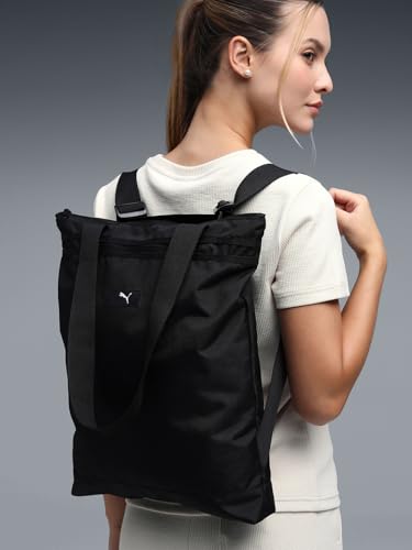 Image of PUMA |Essentials Woven Tote Bag | Black | OSFA