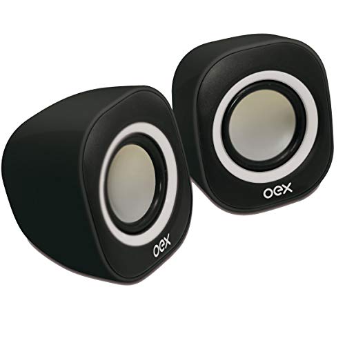 Caixa Acústica para Computador Speaker Round 8W USB/P2, Newex, SK100, Outros Acessórios para Noteboo