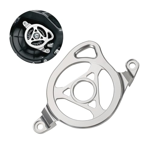 LKV Motor Cover for Surron Light Bee X/S/L1E LBX & Segway X160 X260 6061-T6 Aluminum Engine Case Saver Ventilated Metal Guard with Impact Protection (Silver)