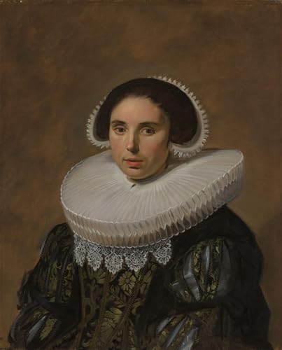 Lienzo impreso de Frans Hals: cuadro de alta calidad y retrato clásico de 60x90cm