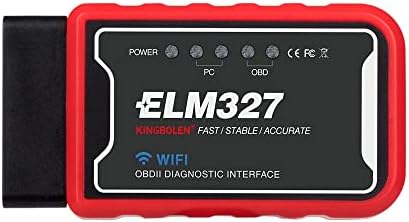 ELM327 OBD2 Scanner WiFi Car Failure Detector OBD OBDII Code Reader Check Engine Light Diagnostic Scan Tool for iOS and Android (WiFi Version)