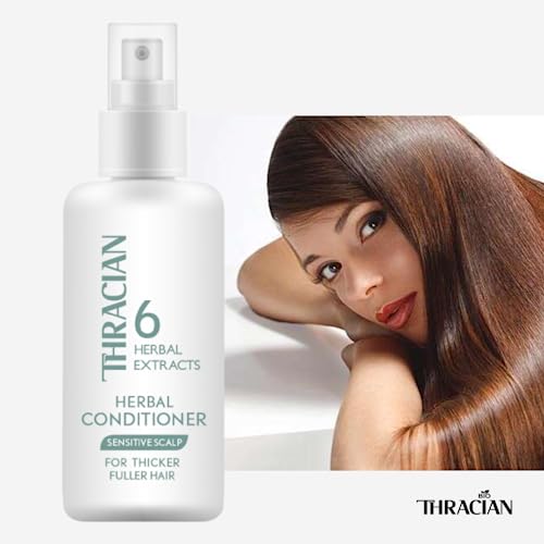 Thracian Herbal Leave-In Conditioner With Bio Lavender & Rosemary, Calming Sensitive And Itchy Scalp, For All Hair Types, Hypoallergenic, Vegan, Alcohol-Free, Paraben-Free, Sls-Free, 250 Ml, 8.5 Fl Oz #TOP2