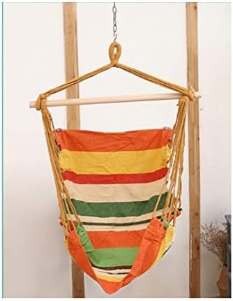 Easy to Carry Hammock Chair Swing Seat240 kg Capacity, Hanging Porch for Home Bedroom Patio Deck Yard Garden