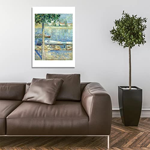 Affiche The Seine at Saint Cloud Edvard Munch poster moyen - 5