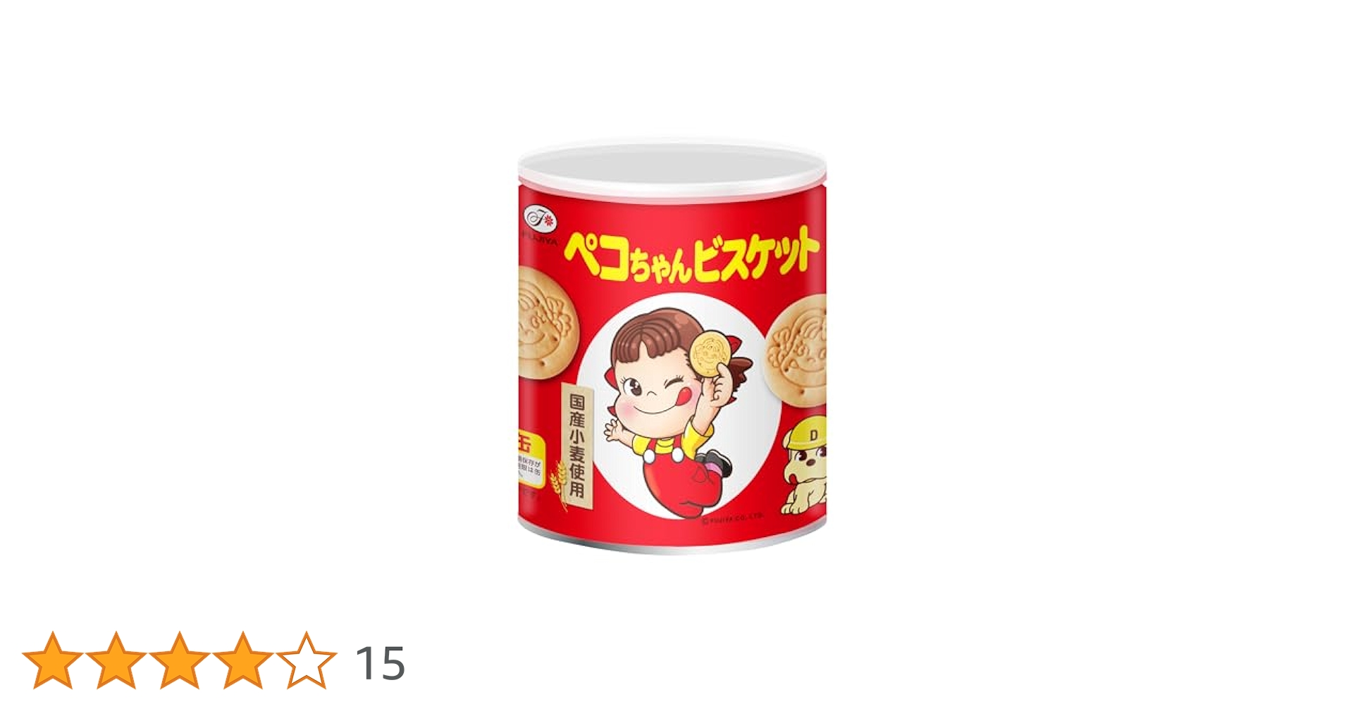 不二家のぺこちゃん。 Amazon.co.jp: 不二家 ペコちゃんビスケット保存缶 100g : 食品