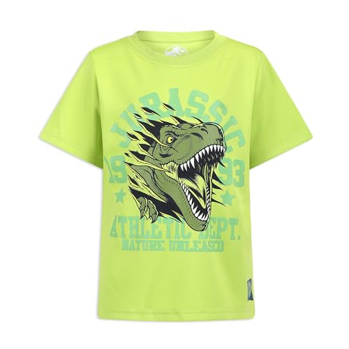 Image of Jurassic Park Universal Boys Short Sleeve T-Shirt, Tank Top, and Shorts 3-Piece Set For Big Kids - Blue