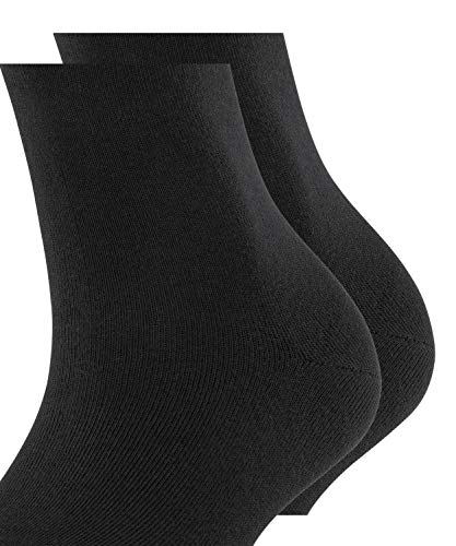 ESPRIT Kobiety Skarpety Uni Multipack W So Bawełna jednokolorowe 2 Pak, Czarny Black 3000, 35-38