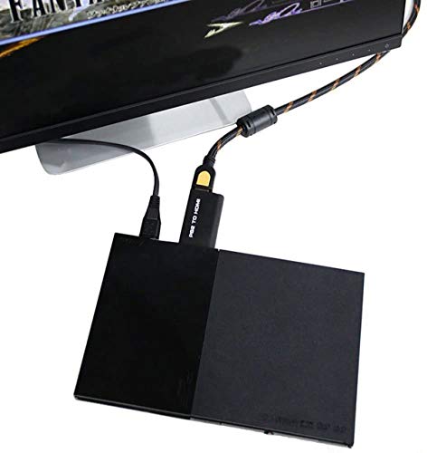 TIZOPO PS2 to HDMI Converter Adapter,PS2 to HDMI Converter with 3.5mm Audio Output for HDTV HDMI Monitor Supports All PS2 Display Modes - Thumbnail 5