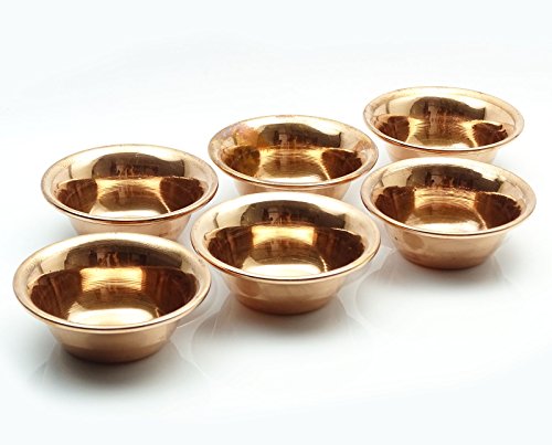 Serveware Bowl Utensils Copper Dinnerware Serving Bowl Set Of 6 Piece