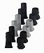FALKE Herren Sneakersocken Happy Multipack M Sn Baumwolle kurz einfarbig 6 Paar, Mehrfarbig Black Grey 0010, 43-46