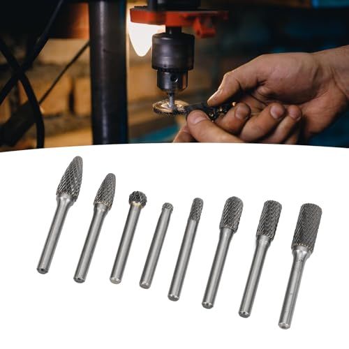 Set de 8 fresas de carburo para madera y metal miniatura 7