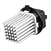 Eatbuy Rezystor silnika dmuchawa - termowentylator dmuchawa rezystor wentylatora dla 307 407 C3 C4 C5 C6 6441S7