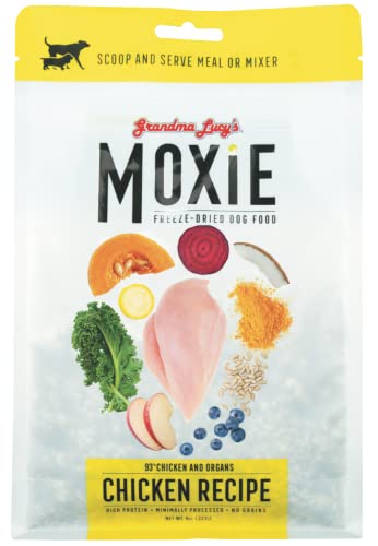 Grandma Lucy's Moxie Freeze-Dried Dog Food, Chicken, 8 Oz #TOP21