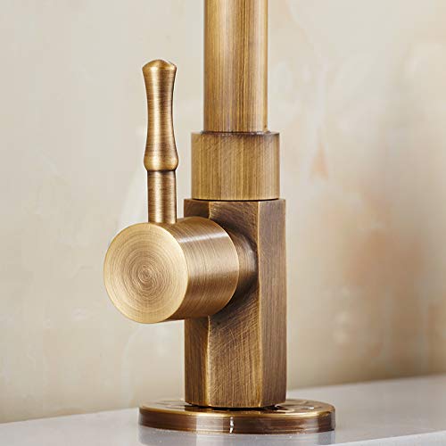 Robinet de cuisine en cuivre bronze antique rétro et chic - 5