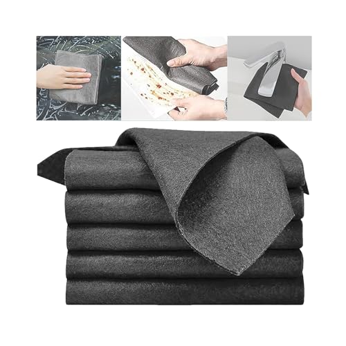 VFUX Streak Free Cleaning Rag, Thickened Magic Cleaning Cloth, Microfiber