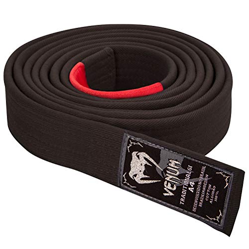 Venum Bjj Belt, Black, A1 #TOP3