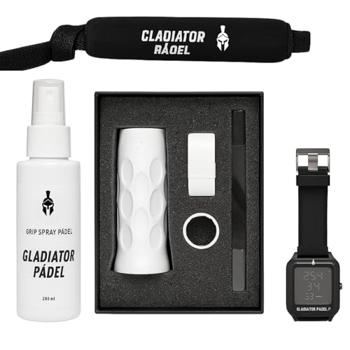 Regali per Appassionati di Padel| Scegli tra 3 opzioni di Confezioni Regalo | Accessori Padel per Uomo e Donna | L’Idea Perfetta per Qualsiasi Fan(Gold)