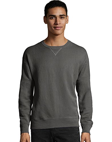 Image of Garment-Dyed Crewneck Sweatshirt by ComfortWash by Hanes