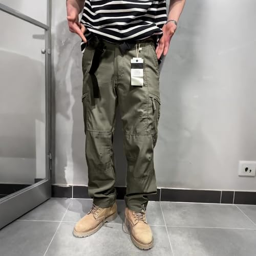 Tactical Cargo Pants for Men Waterproof Ripstop Military Work Pants with Drawstring Ankles Outdoor Hiking Camping Trousers3