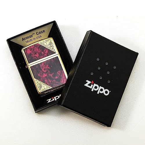 Encendedor Zippo 162GW-RM de latón con diseño veneciano miniatura 5