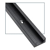 Hot Favorable Riel en T de aluminio de 48 pulgadas para carpintería, anodizado