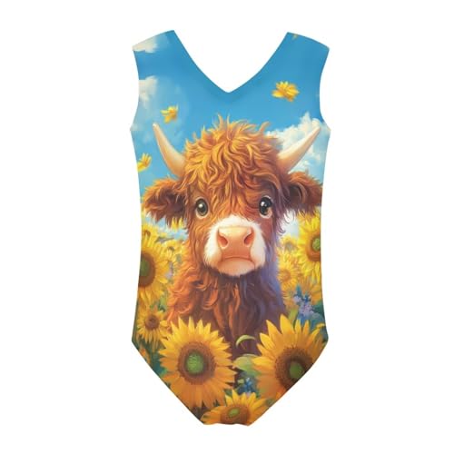 Image of ZFRXIGN Leotards for Girls Gymnastics 3-14 Years Kids Dance Clothes Summer Beachwear