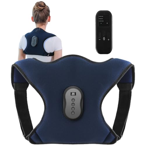 TECKZOON Rücken Haltungskorrektur mit 3 Modi, Rückenstütze Schulterstrecker Verstellbarer Haltungskorrekturgürtel mit Vibration und Wärmetherapie für Home Office TECKZOON Rücken Haltungskorrektur mit 3 Modi, Rückenstütze Schulterstrecker Verstellbarer Haltungskorrekturgürtel mit Vibration und Wärmetherapie für Home Office